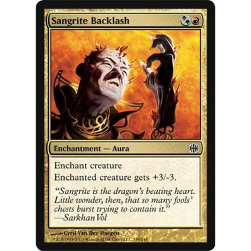 Sangrite Backlash (foil) | Alara Reborn