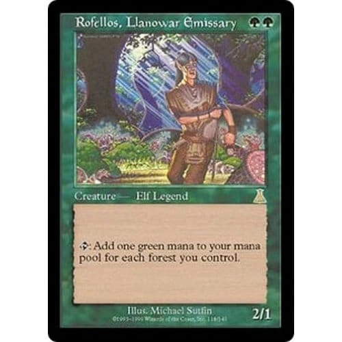 Rofellos, Llanowar Emissary (foil)