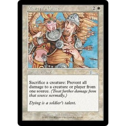 Martyr's Cause (foil) | Urza's Legacy