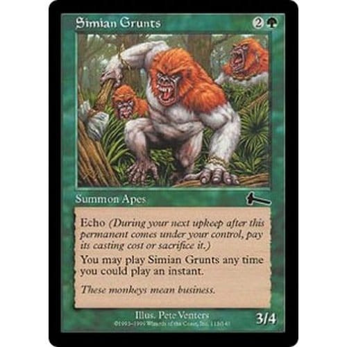 Simian Grunts (foil)