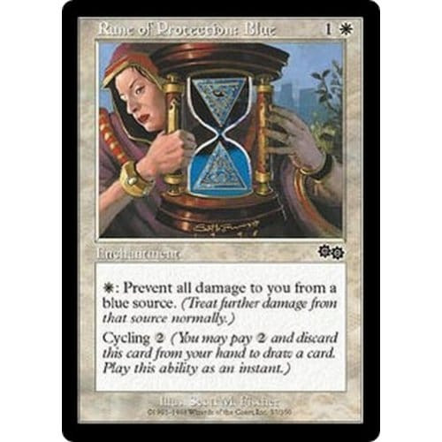 Rune of Protection: Blue | Urza's Saga