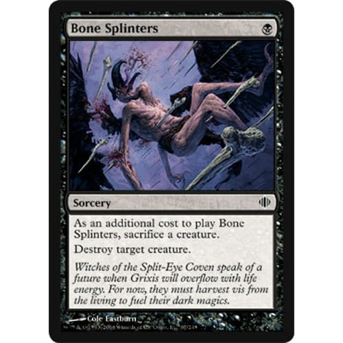 Bone Splinters (foil) | Shards of Alara