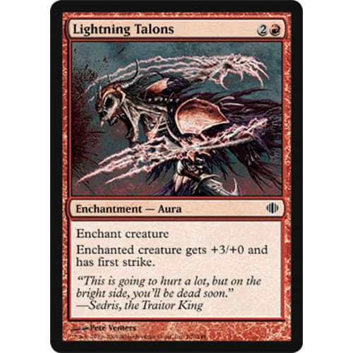 Lightning Talons (foil) | Shards of Alara