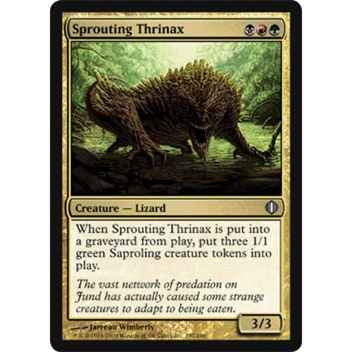 Sprouting Thrinax (foil) | Shards of Alara