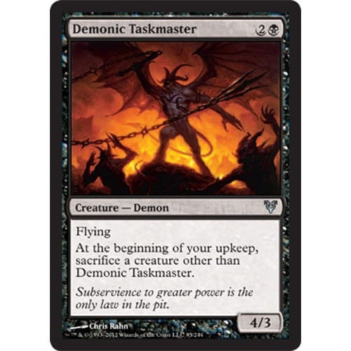 Demonic Taskmaster (foil) | Avacyn Restored