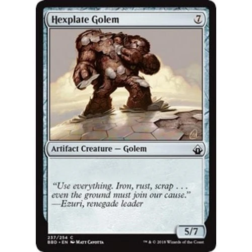 Hexplate Golem (foil)