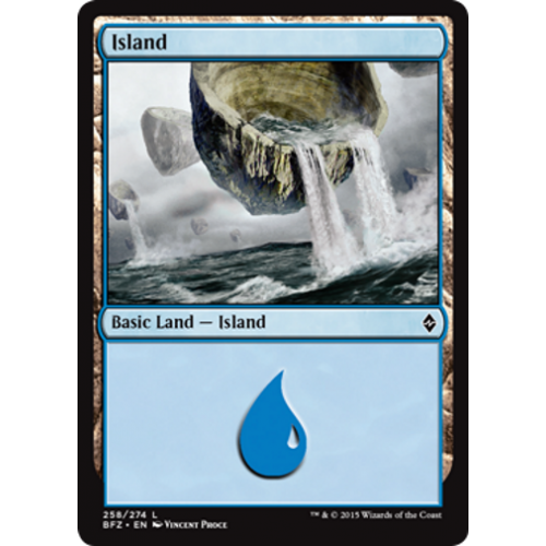 Island (#258) (Regular Art)