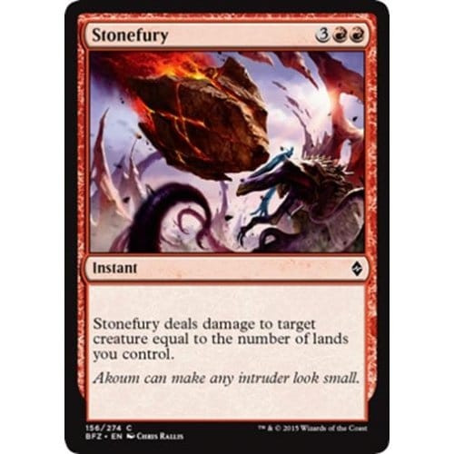 Stonefury (foil) | Battle for Zendikar