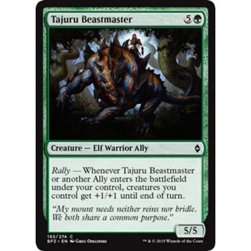 Tajuru Beastmaster (foil) | Battle for Zendikar