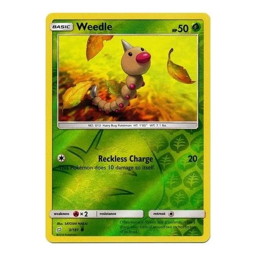 SM Team Up 3/181 Weedle (Reverse Holo)