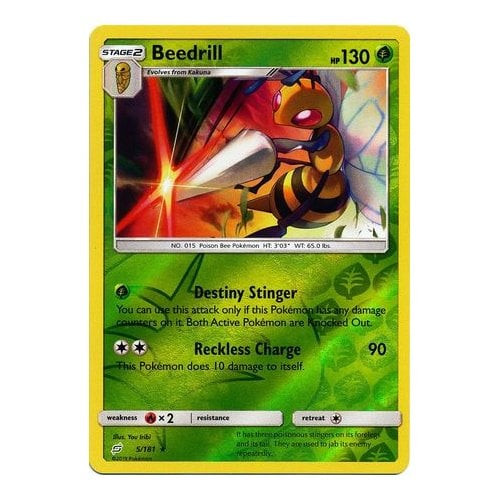 SM Team Up 5/181 Beedrill (Reverse Holo)