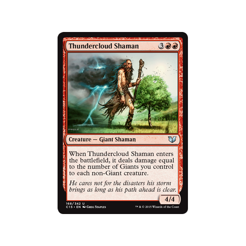 Thundercloud Shaman | Commander 2015