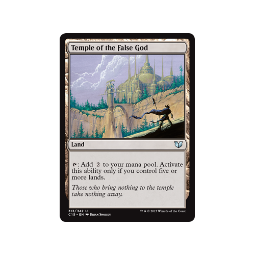 Temple of the False God