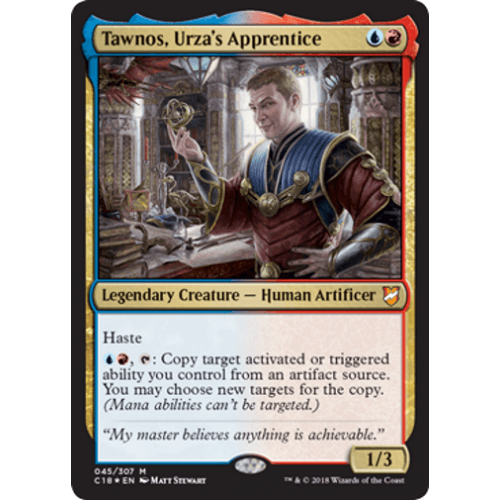 Tawnos, Urza's Apprentice (foil) | Commander 2018