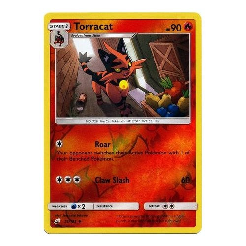 SM Team Up 21/181 Torracat (Reverse Holo)