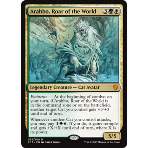 Arahbo, Roar of the World (foil) | Commander 2017
