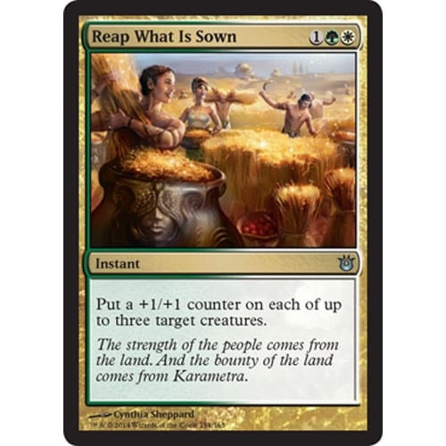 Reap What Is Sown | Born of the Gods