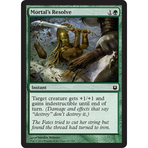 Mortal's Resolve (foil)