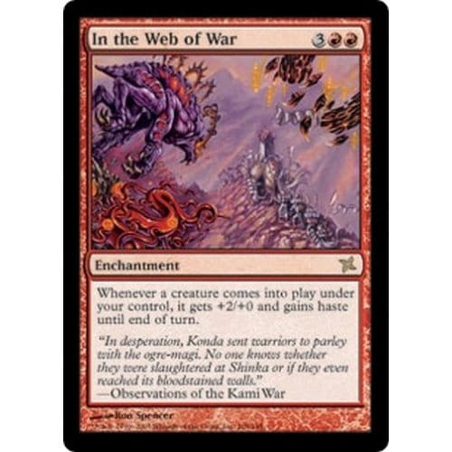 In the Web of War (foil) | Betrayers of Kamigawa