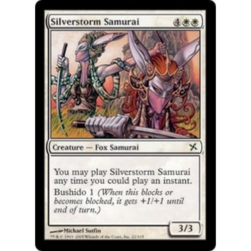 Silverstorm Samurai (foil) | Betrayers of Kamigawa