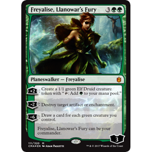 Freyalise, Llanowar's Fury (foil)
