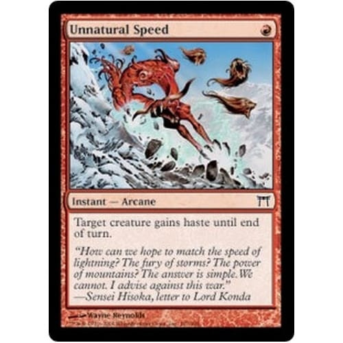 Unnatural Speed