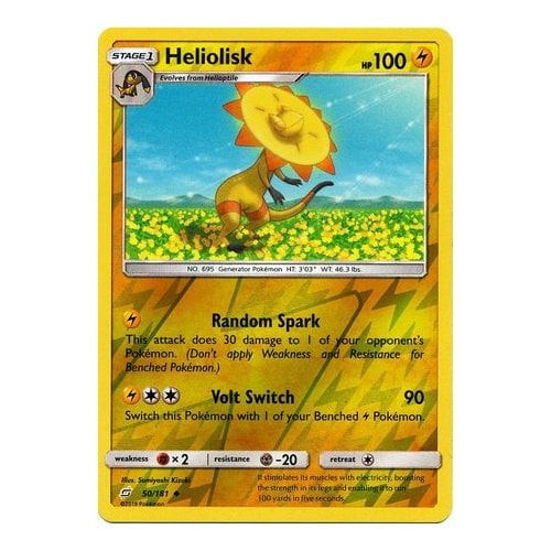 SM Team Up 50/181 Heliolisk (Reverse Holo)