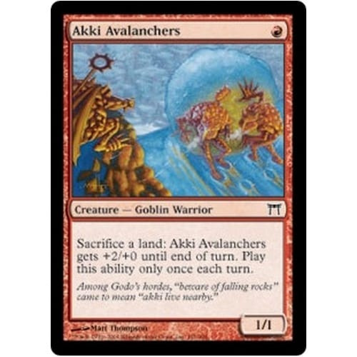 Akki Avalanchers (foil) | Champions of Kamigawa