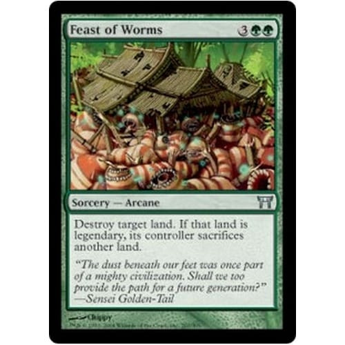 Feast of Worms (foil) | Champions of Kamigawa
