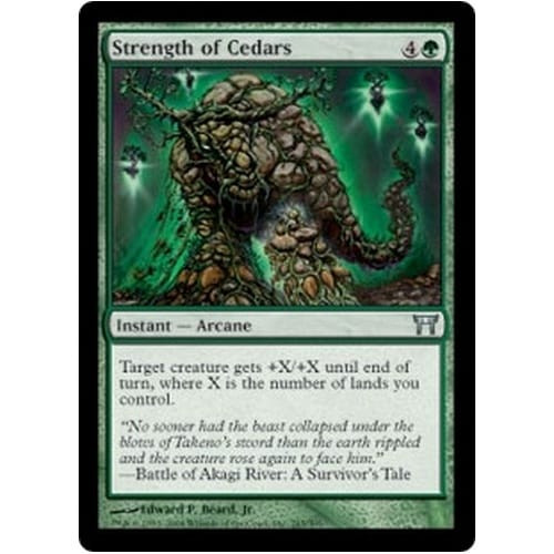 Strength of Cedars (foil)