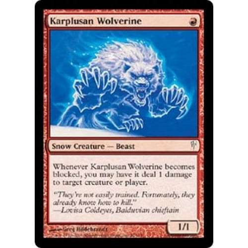 Karplusan Wolverine (foil) | Coldsnap