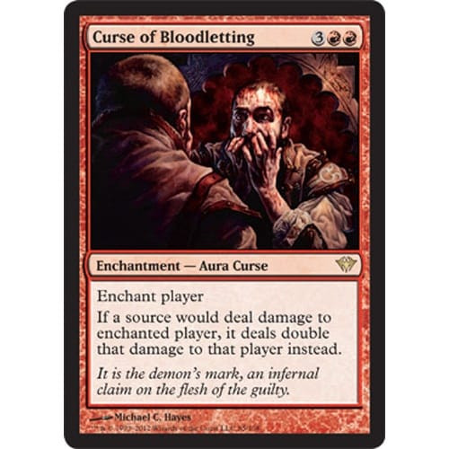 Curse of Bloodletting (foil) | Dark Ascension