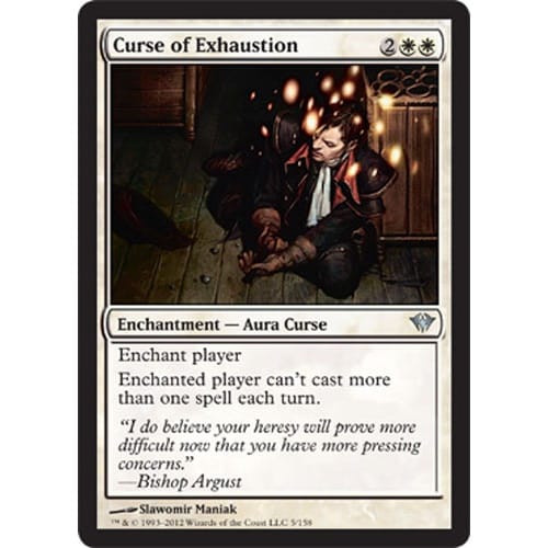 Curse of Exhaustion (foil) | Dark Ascension