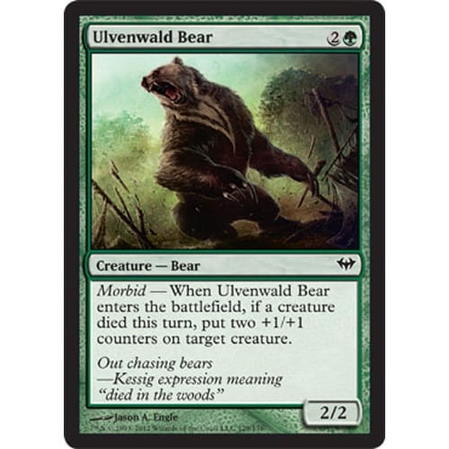 Ulvenwald Bear (foil) | Dark Ascension