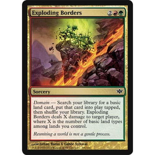 Exploding Borders (foil)