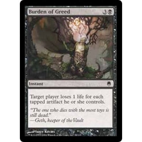 Burden of Greed (foil)