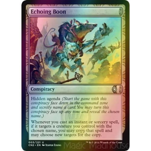 Echoing Boon (foil) | Conspiracy: Take the Crown