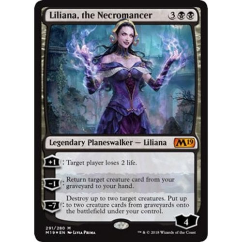 Liliana, the Necromancer (Planeswalker Deck Foil) | Core Set 2019