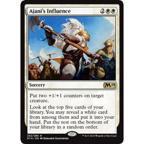 Ajani's Influence (Planeswalker Deck Card)