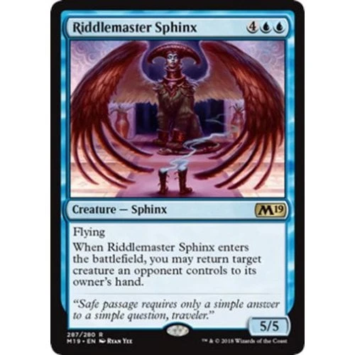 Riddlemaster Sphinx (Planeswalker Deck Card)