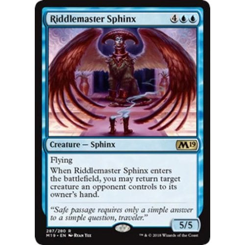 Riddlemaster Sphinx (Planeswalker Deck Card)