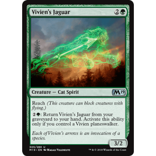 Vivien's Jaguar (Planeswalker Deck Card)