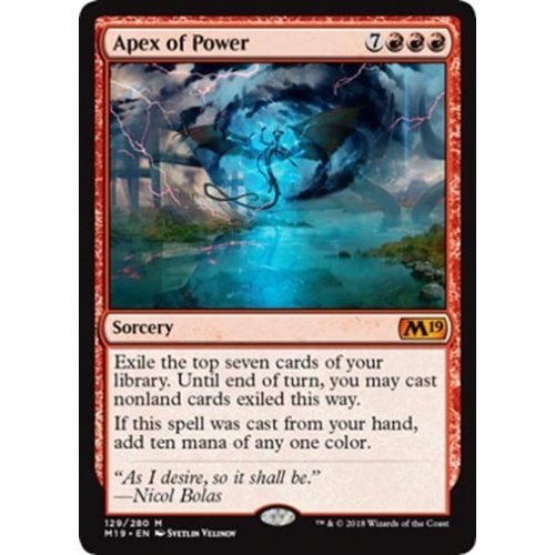 Apex of Power (foil) | Core Set 2019