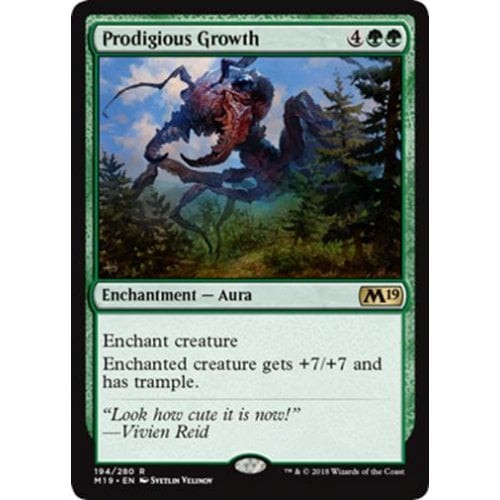 Prodigious Growth (foil) | Core Set 2019