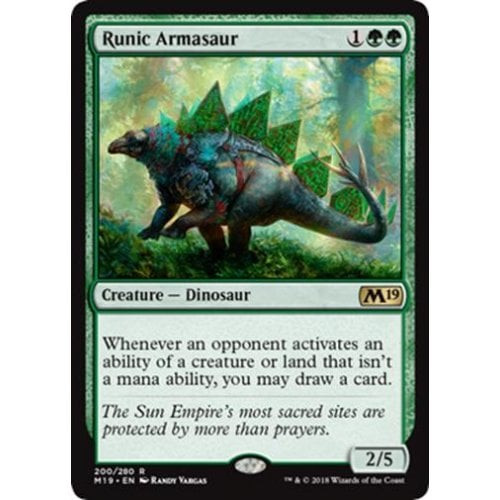 Runic Armasaur (foil)