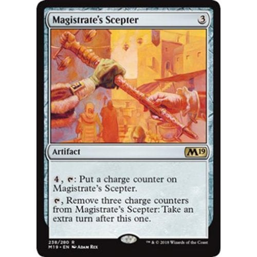 Magistrate's Scepter (foil) | Core Set 2019