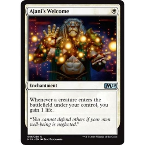 Ajani's Welcome (foil) | Core Set 2019