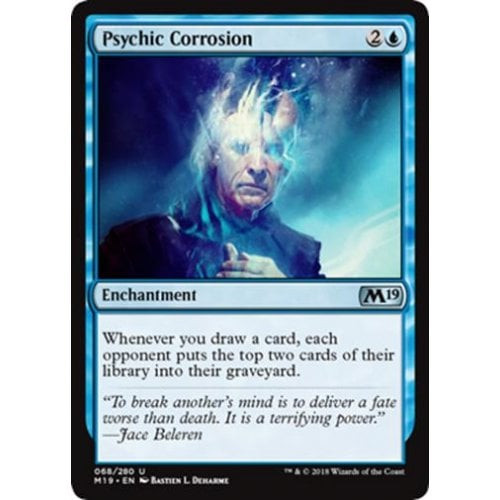 Psychic Corrosion (foil) | Core Set 2019