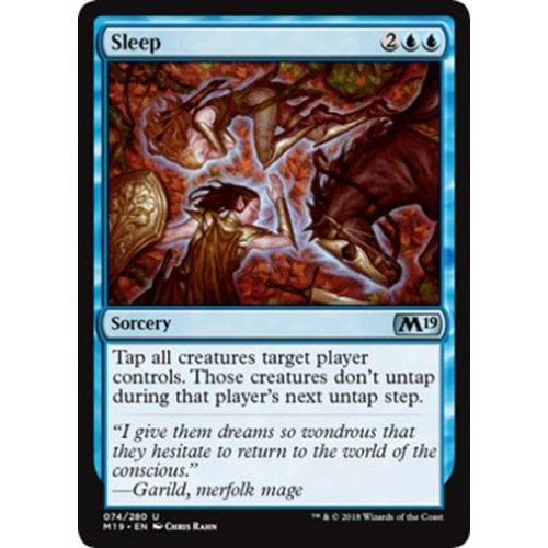 Sleep (foil) | Core Set 2019