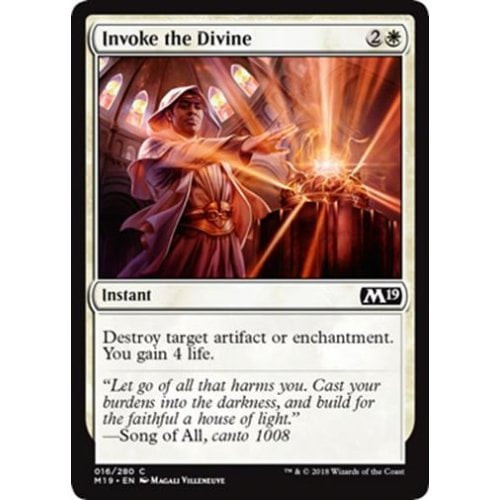 Invoke the Divine (foil) | Core Set 2019